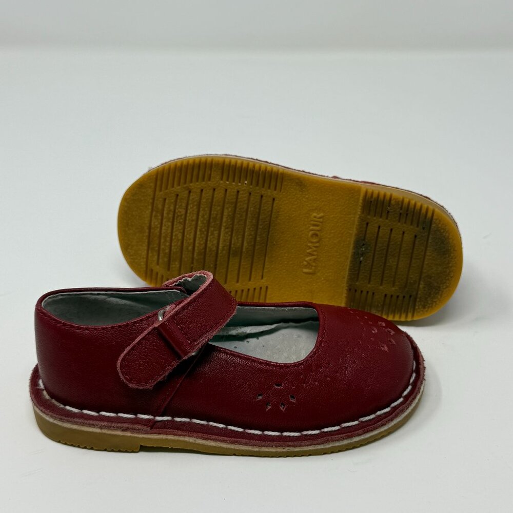 L'Amour Toddler Leather Dress Shoes